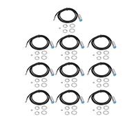 CUOFYUNL 10 ensembles de capteurs de proximité NPN NO capteurs inductifs magnétiques avec joint d'écrou NJK-5003C