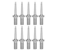 CUOFYUNL 10 pièces épingle d'étiquette d'oreille en Acier Inoxydable Pince d'étiquette d'oreille de bétail Accessoire pour bétail Porc Mouton