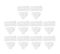CUOFYUNL 10set soutiens-gorge et culottes jetables respirant multifonctionnel Salon haut vêtement sous-vêtements pour SPA Sauna blanc