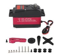 CUOFYUNL 150 KG DS51150 Servo numérique IP66 étanche entièrement en métal RC servo avec bras servo en alliage d'aluminium 18 T pour 1/5 voitures RC