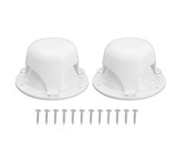CUOFYUNL 2 ensembles de bouchons d'aération de plomberie RV Kit de couvercle en plastique de remplacement pour égout de toit de camping-car de remorque