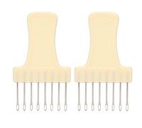 CUOFYUNL 2 pièces peigne de transfert de machine à tricoter 8 aiguilles pour KH260 KH230 KH270 SK151 SK155