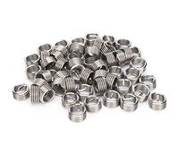 CUOFYUNL 50Pcs Fil Fil Insert Manchon Douille Vis Bobine De Protection Vis Réparation Écrou Kit M10 x 1,5 (1D)