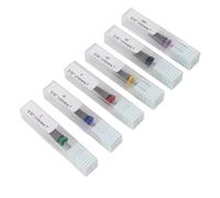 CUOFYUNL 6 pièces ensemble de forets à ongles en acier au tungstène à retrait rapide haute résistance pour ongles en Gel acrylique manucure pédicure