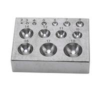 CUOFYUNL Bloc de trempage en acier haute dureté pour polissage fin et lisse - Outil de fabrication de bijoux pour la fabrication de bijoux