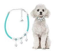 CUOFYUNL Colliers Mignons réglables pour Animaux de Compagnie de qualité avec Cloche pour la Plupart des Fournitures pour Chiens et Chats (XL)