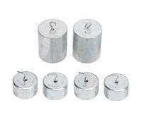 CUOFYUNL Ensemble de Poids de Laboratoire en Acier plaqué avec boîte de Rangement