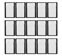 CUOFYUNL Feuille de Loupe Loupe portative légère de Taille de Carte pour la Lecture de Maquillage de Petites Impressions 15 pièces