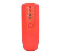 CUOFYUNL Force électromotrice EMF testeur Couleur indicateur LED détecteur de rayonnement électromagnétique mètre 50 60Hz (Rouge)