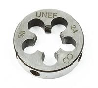 CUOFYUNL Jeu de tarauds et filières 5/8''-24 en acier rapide, filetage à droite pour la restauration du filetage