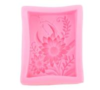 CUOFYUNL Plateau de moulage de fleurs en silicone pour fabricant de fondant de tournesol pour la fabrication artisanale de bougies de gâteau au chocolat