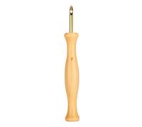 CUOFYUNL Portable Punch Needle Knitting Embroidery Pen Threader Wooden Handle Tool for Weaving Sewing Felting Craft
