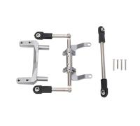 CUOFYUNL Support de servo RC 1/10 avec lien de direction hydraulique, amortissement léger et réglable en alliage d'aluminium pour les modèles SCX10 (De couleur)