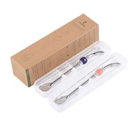 CUOPRU Yerba Mate Bombillas - Comprend des pailles en acier inoxydable avec étui à paille, un filtre à tête amovible, des perles colorées, une brosse de nettoyage (violet et rose)