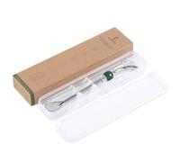 CUOPRU Yerba Mate Bombillas - Comprend des pailles en acier inoxydable avec étui à paille, un filtre à tête amovible, des perles colorées, une brosse de nettoyage (vert)