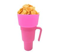 Cup Bowl Combo, 1000 Ml 2 En 1 Tasse De Boisson À La Collation, Gobelet Multifonction Réutilisable Avec De La Paille Et De La Poignée, Des Coupes De Pop-corn À L'épreuve Des Fuites Pour Les Films