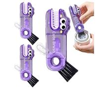 Cup Cleaner Tool, Ergonomic Grip Brush for Glasses, Multipurpose Cleaning Accessory, Compact Kitchen Brush for Mugs, Travel Bottle Washer, Easy Reach Scrubber, 5.31x1.77 inches