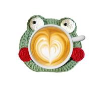 Cup Coasters Set - Drink Protectors for Tables and Counters | Cork and Rubber Layer with Non Slip Base Absorbs Moisture Heat Resistant for Coffee Tea Juice Home Office Use