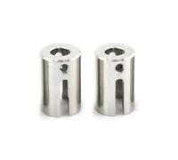 Cup de Conduite en Acier 8652 8652x Compatible avec 2,0 vxl Brushless 86086-4 pour 1 10 échelles de Mise à Niveau de la Voiture RC Accessoires 2PCS 4PCS(2pcs Silver)