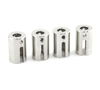 Cup de Conduite en Acier 8652 8652x Compatible avec 2,0 vxl Brushless 86086-4 pour 1 10 échelles de Mise à Niveau de la Voiture RC Accessoires 2PCS 4PCS(4pcs Silver)