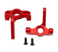 Cup de direction de voiture HoseOnfn RC, 2pcs Aluminium ALLIAM ACCESSOIRES DE RÉTOVE POUR LOSI 1/10 22S 2WD ASSI (Rouge)
