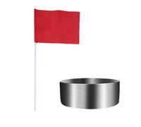 Cup de golf pour putting de golf, tasses avec drapeau - Tasse et drapeau de golf en acier inoxydable, putters d'entraînement de golf pour intérieur et extérieur, accessoires pour