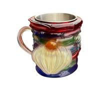 Cup de lecture de nouveauté - tasse peinte en résine 200G, boisson à collectionner créative, bouteille de café artistique, support de thé coloré | Accessoire de boisson amusante pour les étudiants ens