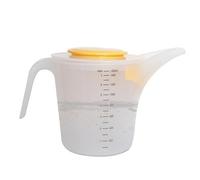 Cup de mesure - tasse de cuisine de 1500 ml, mélange de cuisson | Bol de mesure de liquide d'oeuf premium à l'œuf lourd, filtrage de mousse durable pour la cuisine de ménagerie boulangerie de