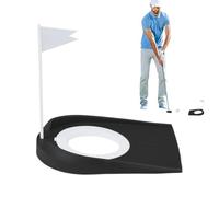 Cup de putting, Accessoire d'entraînement pliable et réglable de précision, Équipement d'entraînement avec coupelle de putter, Pour Arrière-Cour, Jardin, Bureau, Maison, Les Greens, L'Intérieur Et L'E