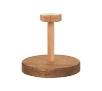 Cup Dispenser, Mug Holder, Wooden Stand, Space Saving Design, Desktop Organizer, Ideal for Coffee Bar, Breakroom, RV, Dorm Room, Kitchen or Bathroom Use