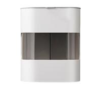 Cup Dispenser Wall Mount, Home Bottle Holder Rack, Pull Type Two Tube Cup Dispenser Wall Mounted Organizer for Halloween Party Supplies, Kitchen Dining Room Office Beverage Station Accessory