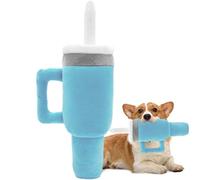 Cup Dog Toy - Soft Interactive Build, Gentle Chew Texture, Fun Puppy Playtime Disting Relief, Squeaky Sound Attraction for Daily Exercise | Jouet pour La Formation De Nettoyage des Dents De Soins