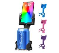 Cup Holder Phone Holder - Made in USA - Cell Phone Car Mount, Universal Car Cup Mount Compatible with All Smartphones, iPhone 16, Samsung, Google, Android, Mobile, Cellphone Cupholder Expander Black