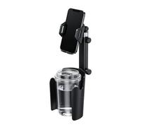 Cup Holder Phone Mount for Car - 360 Degree Adjustable Retractable Arm