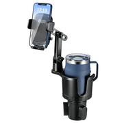 This Hill Porte-gobelet de Voiture Extensible avec Base réglable avec Support de téléphone pour Voiture Compatible avec iPhone et Tous Les Smartphones