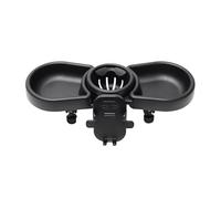 Cup Holder Snack Tray - 360 Degree Rotating Snack Drink Organizer, Cup Holder Food Tray, Stroller Cup Holder | Portable Stroller Accessories Cup Holder with Tray for Snacks Fruit Water Bottle
