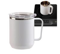 Cup Isolant - Boissons Chauffées À Induction De 0,46 L Avec Poignées, Chaussettes Thermiques Avec Isolation En Acier Inoxydable À Double Paroi, Les Boissons Chaudes Ou Froides, À L'épreuve De La