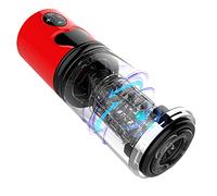 Cup Masturbateur Electrique Homme Automatique Vibrant Chauffant suceur,Vaginette Realiste Masturbateur Tunnel Texture 3D Convient Aux Masin La Relaxe Et Le Massage sex toy stimulateur DYI7