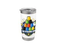 CUP PYRAMID CREW Empilage Sportif Gobelets Chronomètre Gobelet isotherme en acier inoxydable double paroi