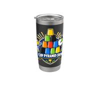 CUP PYRAMID CREW Empilage Sportif Gobelets Chronomètre Gobelet isotherme en acier inoxydable double paroi