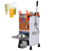 Cup Sealer Machine, 300W Manual Cup Sealing Machine Avec Température Réglable Et Support De Gobelet, Diamètre 95mm, Équipement De Scellage Pour Bubble Tea Café Et Smoothie AF-C39