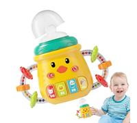 Cup Sippy Musical 2-en-1 - Botteau Avec Une Poignée De Hochet Sensorielle Et Des Mélodies Ludiques | Coupe De Transition À L'épreuve Des Fuites Pour Apprendre À Boire Indépendamment (cadeau Idéal Pour