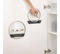 Joseph Joseph Cupboardstore - ensemble de 4 Supports de Rangement Mural pour Couvercles de Poêles et Casseroles, Auto-Adhésif