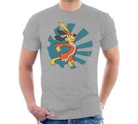 Cupcafe Rising Sun Hong Kong Phooey Men's T-Shirt. Grey XLgreyXL