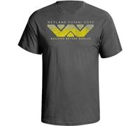 Cupcafe Weyland Yutani Corp Mens Movie Inspired t Shirt. Grey LgreyL