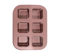 Cupcake Brownie Pan, moule à brownie | Non TIAK - Plateau à cupcake en métal avec plusieurs grilles | Poêle à dessert pour toast, gâteaux carrés, pain, brownies