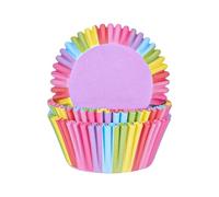 Cupcake Caissettes à Moules à Muffins en Papier Arc en Ciel - Tasses de Cuisson pour Gâteaux pour Fête et Mariage - 300 Pièces
