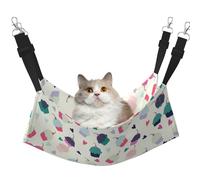 Cupcake Candy Hearts Sweet Pet Cage Hamac Hamac chaud pour animal domestique, tapis doux à suspendre pour chat