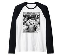 Cupcake, dernier Jour d'école, Vacances d'été, Selfie drôle Manche Raglan
