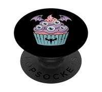 Cupcake Dessert Gothique Kawaii Halloween PopSockets PopGrip Adhésif